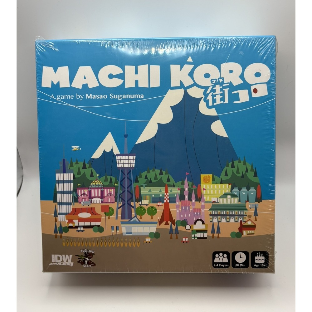 Machi Koro Card Game IDW Pandasaurus Masao Suganuma New Sealed 2-4 Players